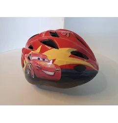 Casco Bici Rosso Cars 52-56 Cm