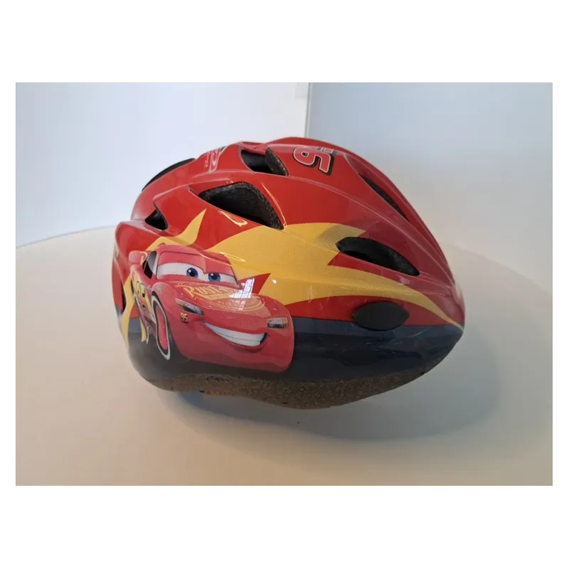 Casco Bici Rosso Cars 52-56 Cm