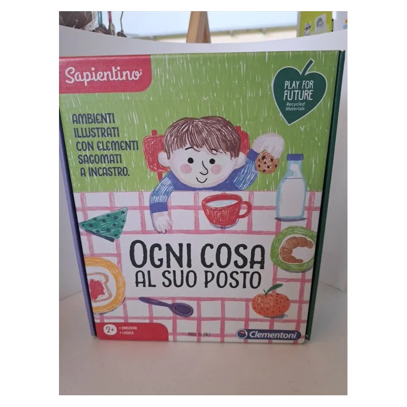 Gioco Ogni Cosa Al Suo Posto Ambienti Illustrati Con Elementi Sagomati
