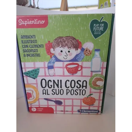 Gioco Ogni Cosa Al Suo Posto Ambienti Illustrati Con Elementi Sagomati