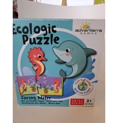Puzzle Mamma E Cucciolo Animali Del Mare Ecologic Puzzle