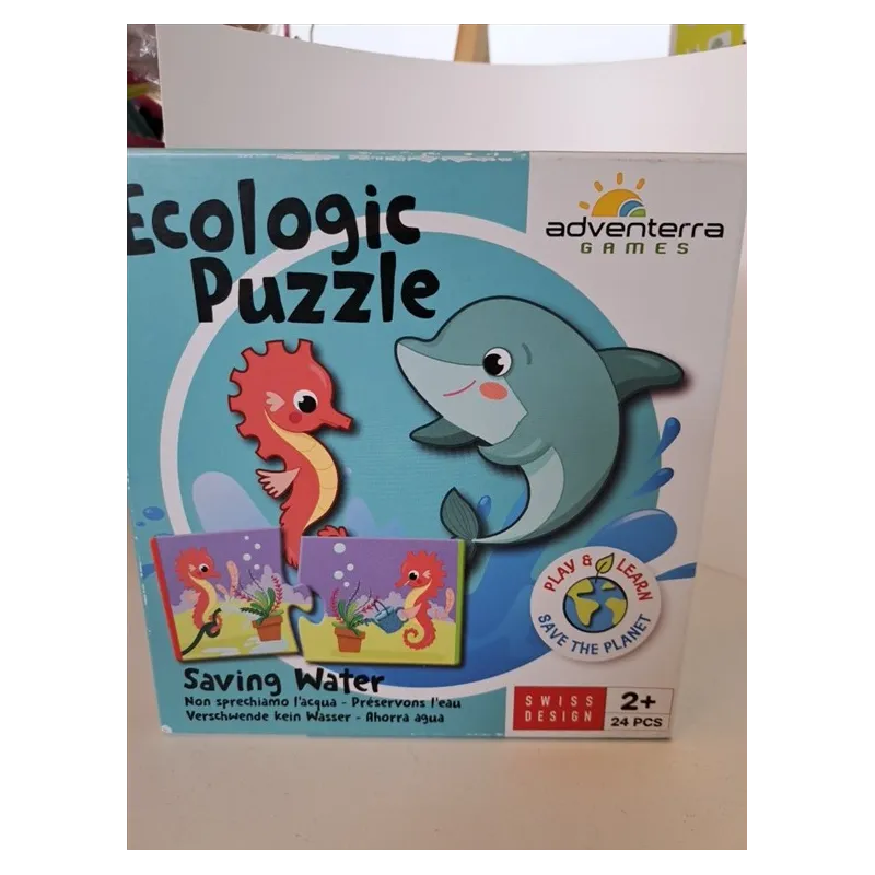 Puzzle Mamma E Cucciolo Animali Del Mare Ecologic Puzzle