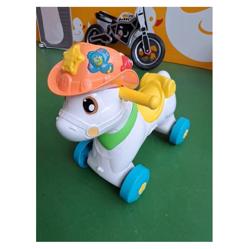 Cavallo Baby Rodeo Possibilità Di Trasformarlo A Dondolo (pezzi E Scatola In Cassa)