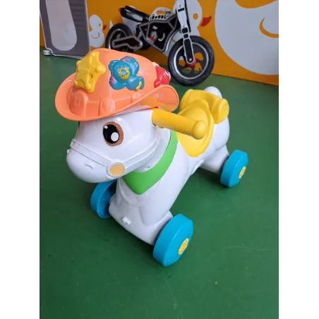 Cavallo Baby Rodeo Possibilità Di Trasformarlo A Dondolo (pezzi E Scatola In Cassa)