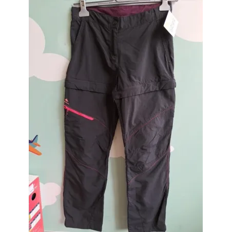 Pantaloni Da Trekking Neri Decathlon Che Diventano Pantaloncini 13/14 A