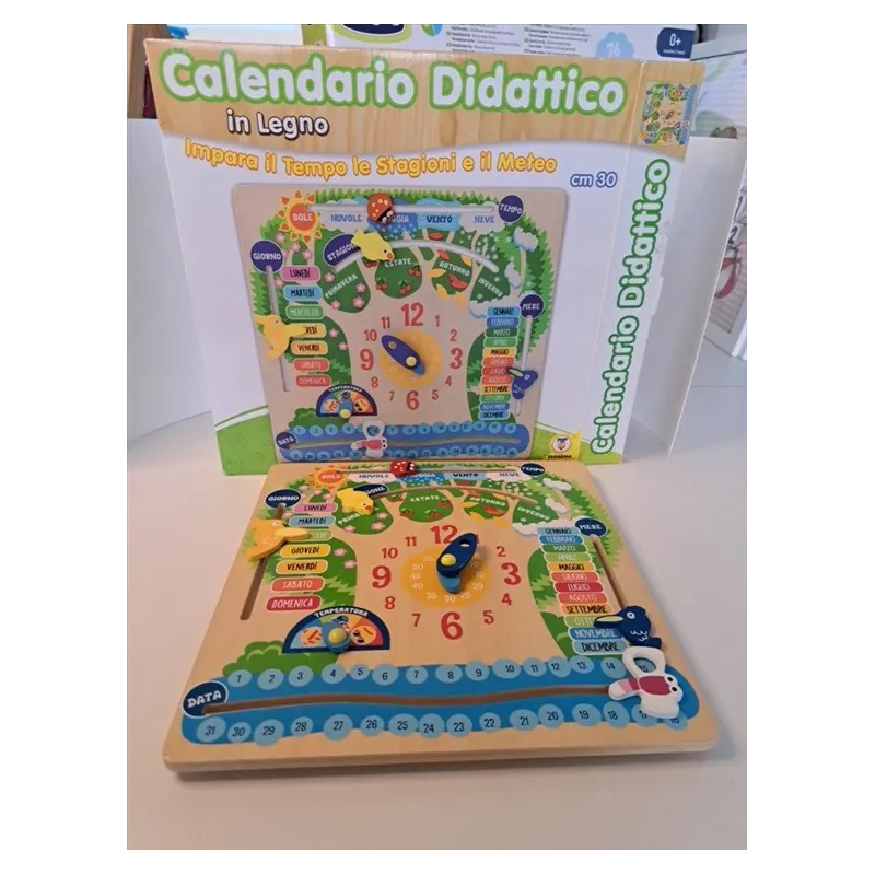 Calendario Didattico In Legno