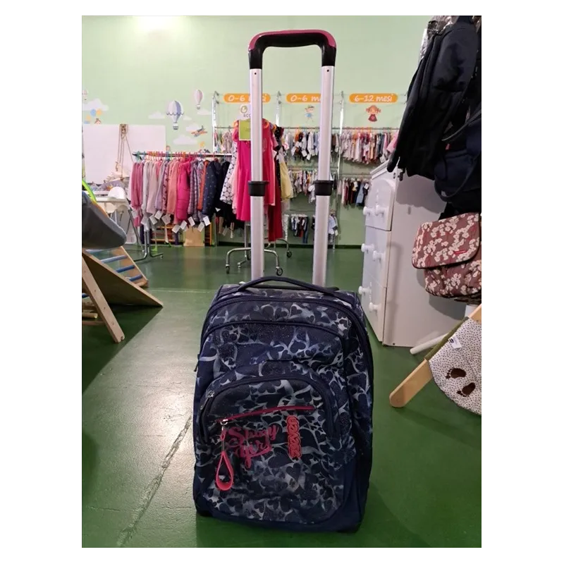 Zaino Seven Vlu e Rosa Con Trolley