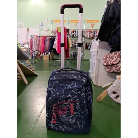 Zaino Seven Vlu e Rosa Con Trolley