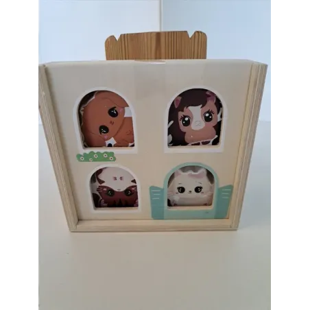 Gioco In Legno Incastri Animali