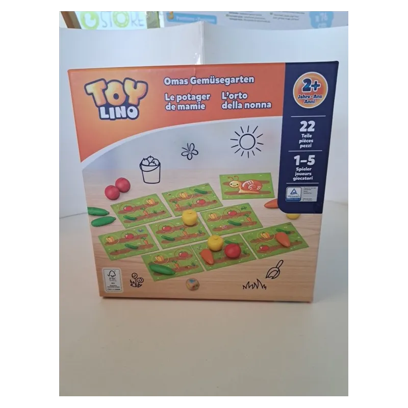 Gioco Da Tavolo Toy Lino In Legno L'orto Della Nonna