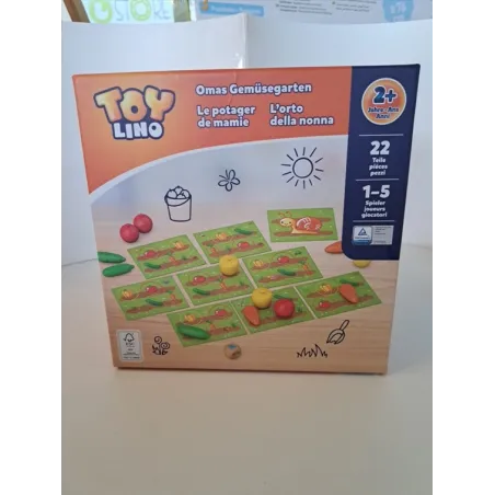 Gioco Da Tavolo Toy Lino In Legno L'orto Della Nonna