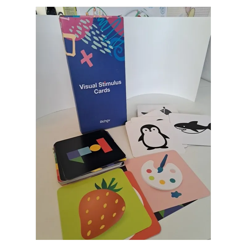 Visual Stimulus Cards Sia a Contrasto Che Colori