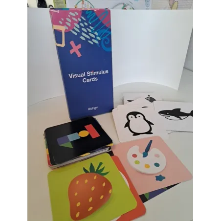 Visual Stimulus Cards Sia a Contrasto Che Colori