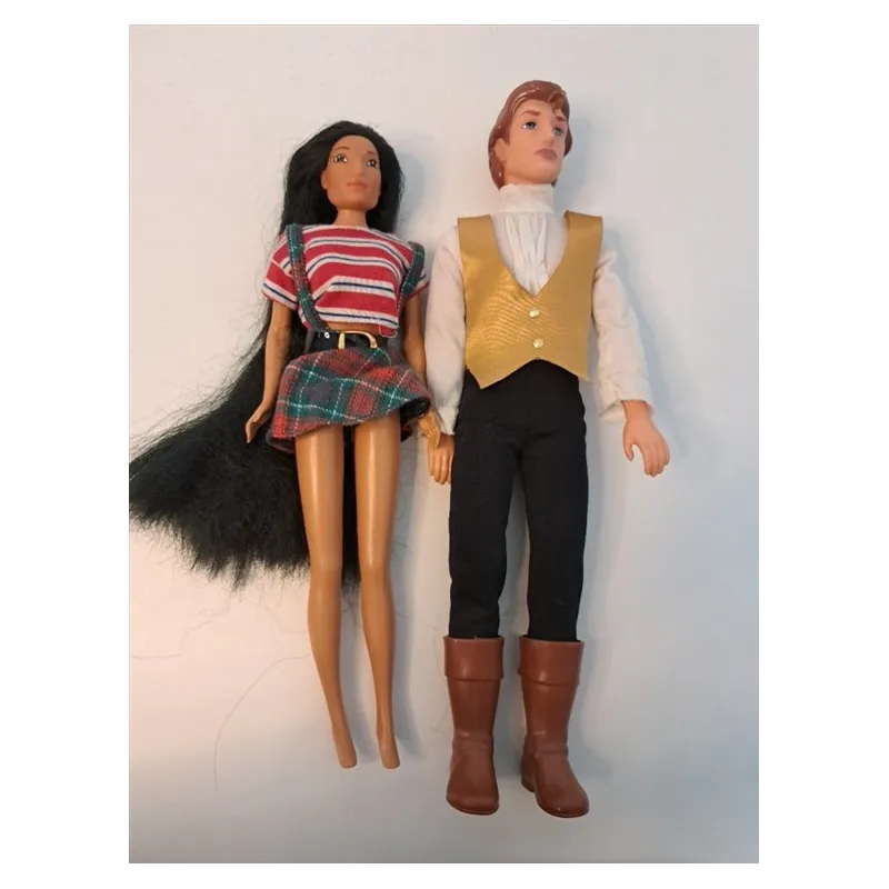 Barbie Pocahontas + John Smith