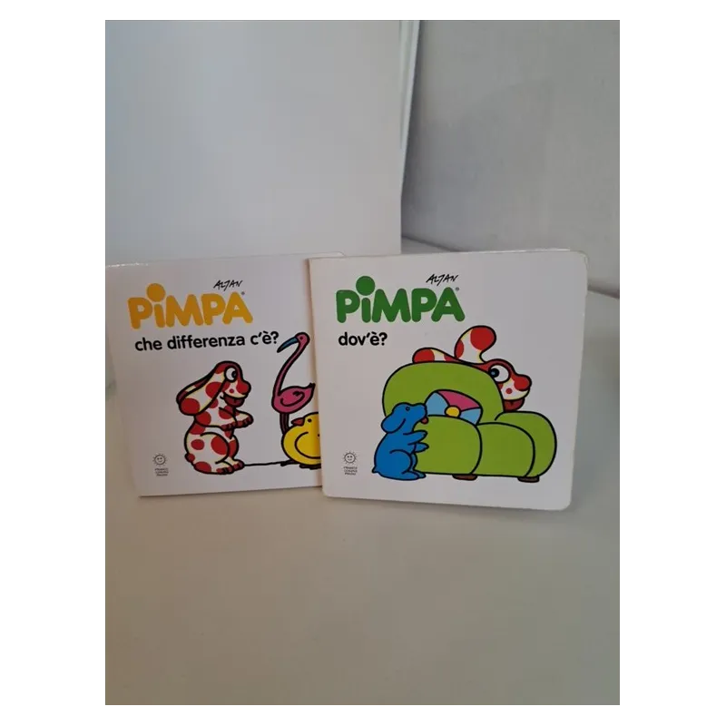 Libro Pimpa Dov'è e Pimpa Che Differenza C'è 2 PZ