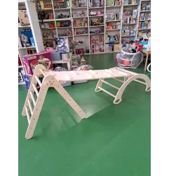 Triangolo Di Pikler Con Arco e Asse Scivolo / Arrampiacata