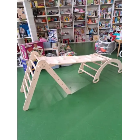 Triangolo Di Pikler Con Arco e Asse Scivolo / Arrampiacata