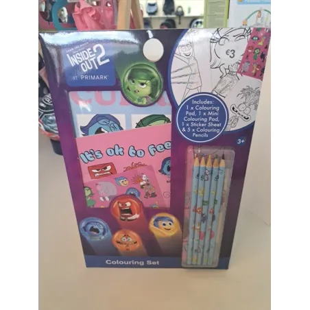 Kit Per Colorare Inside Out Con Adesivi , Matite e Album