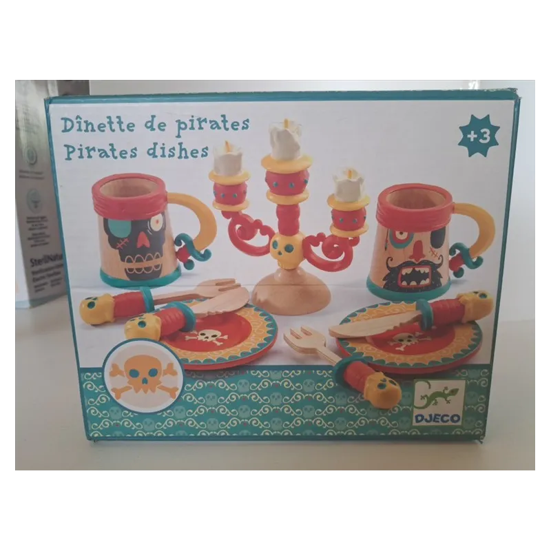 Stoviglie Pirati Djeco Oiattini, Posate, Bicchieri