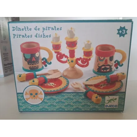 Stoviglie Pirati Djeco Oiattini, Posate, Bicchieri