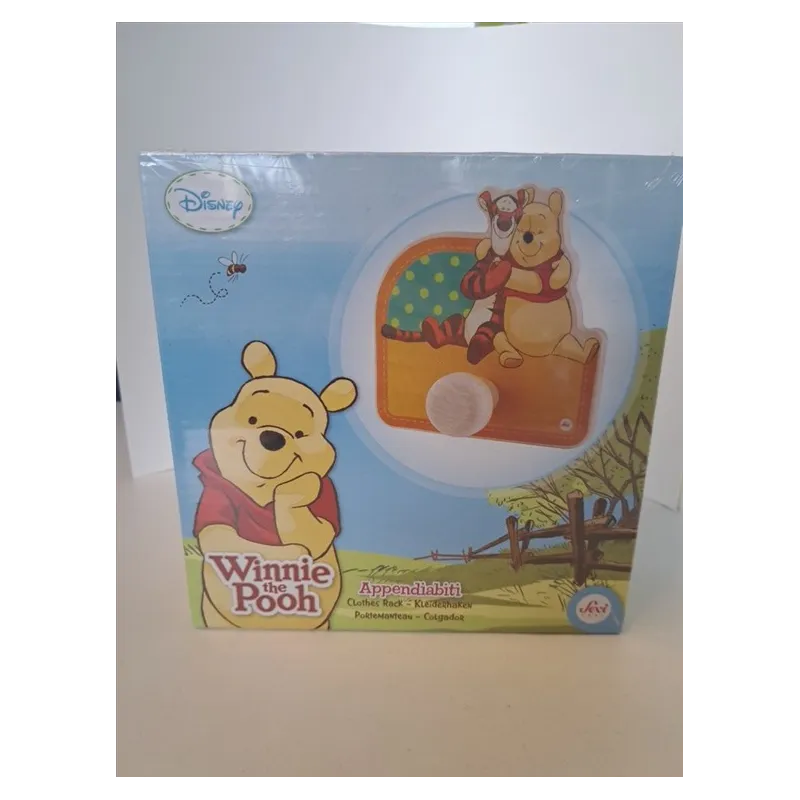 Appendiabiti Winnie The Pooh In Legno Nuovo Sevi