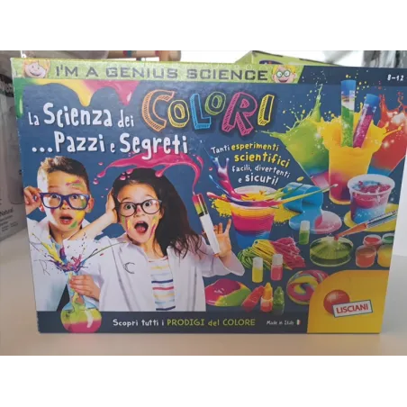 Gioco La Scienza Dei Colori Pazzi e Segrati Lisciani