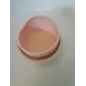Piatto Fondo Beige In Silicone Con Ventosa e Ciotola Rosa