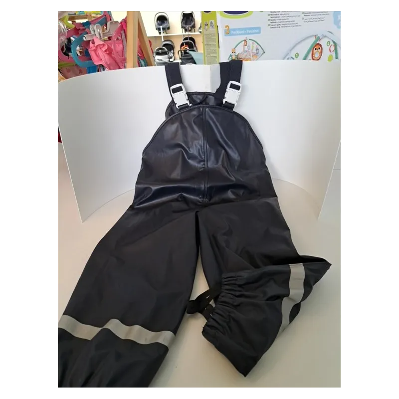 Pantaloni Salopette Antipioggia / Fango Blu 3/4 A
