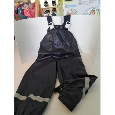 Pantaloni Salopette Antipioggia / Fango Blu 3/4 A