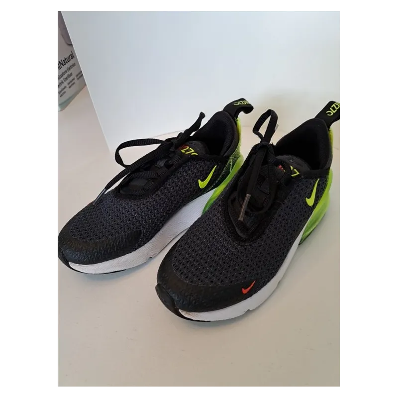 Scarpe Nike Air Nere e Gialle N 28
