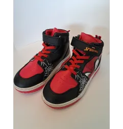 Scarpe Alte Spiderman Rosse e Nere N 29