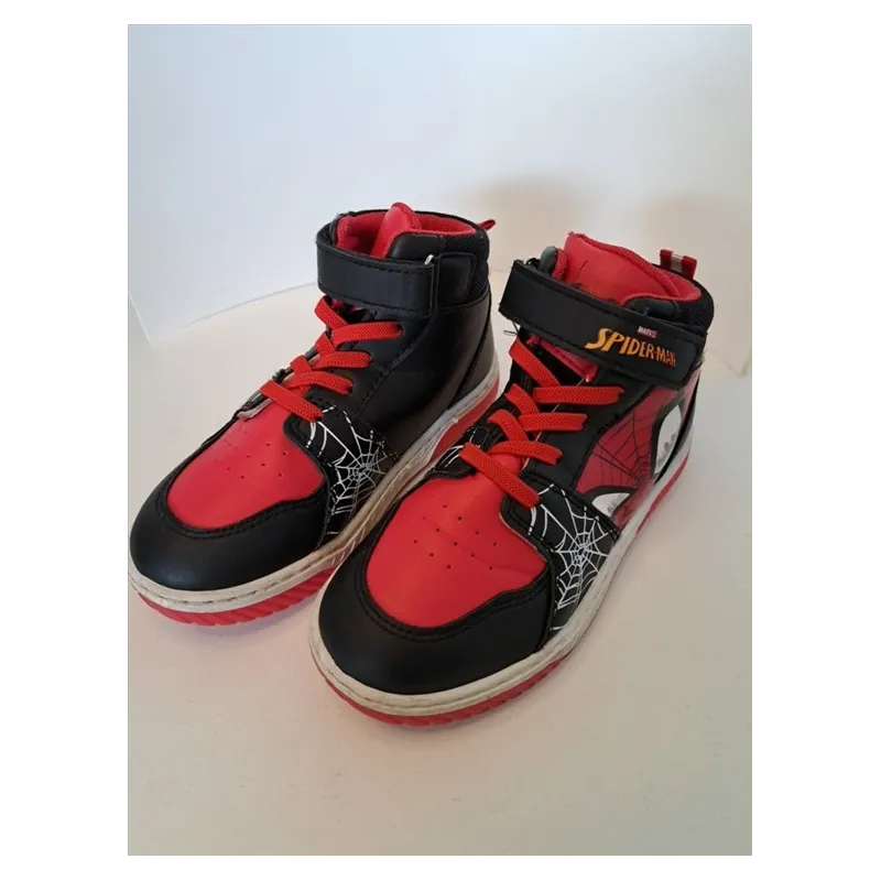 Scarpe Alte Spiderman Rosse e Nere N 29