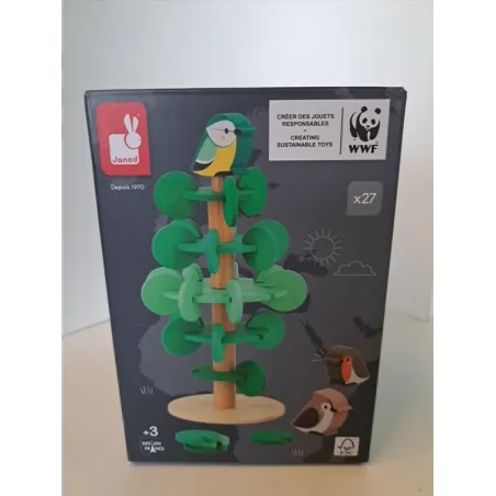 Gioco In Legno Janod Albero Da Assemblare Con Uccellini