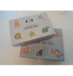 Gioco In Legno La Pesca Fishing Game + Gioco Tessere Componi i Dinosauri
