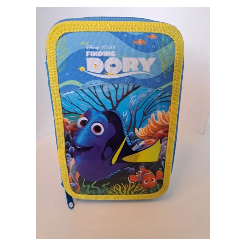 Astuccio 2 Scomparti Dory e Nemo