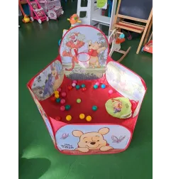 Piscina Esagonale Con Canestro E Palline Winnie The Pooh