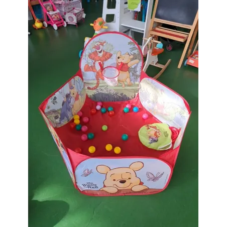 Piscina Esagonale Con Canestro E Palline Winnie The Pooh
