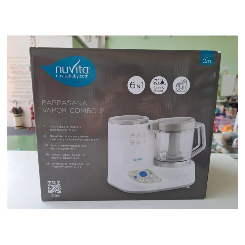 Cuocipappa e scaldabiberon Pappasana Nuvita Vapor Combo 2