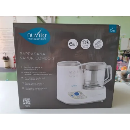 Cuocipappa e scaldabiberon Pappasana Nuvita Vapor Combo 2