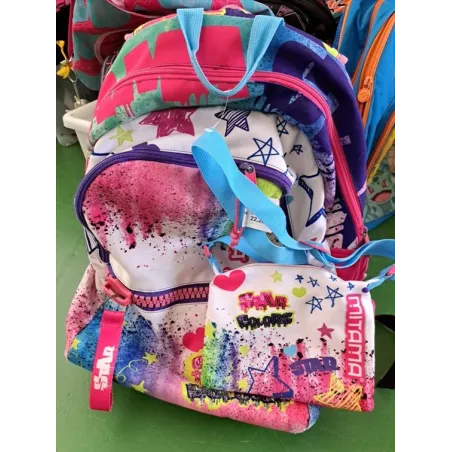 Zaino Mitama Rosa Con Borsetta