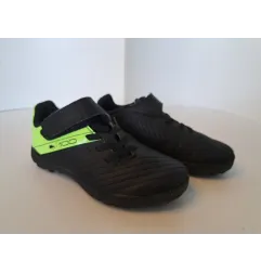 Scarpe Calcio/hockey Nere E Giallo Fluo N.28