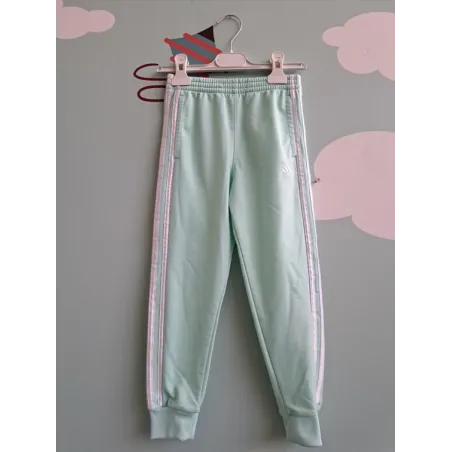 Pantaloni Tuta Adidas Leggermente Felpato Verde Acqua 6 A