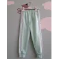 Pantaloni Tuta Adidas Leggermente Felpato  Verde Acqua 6 A