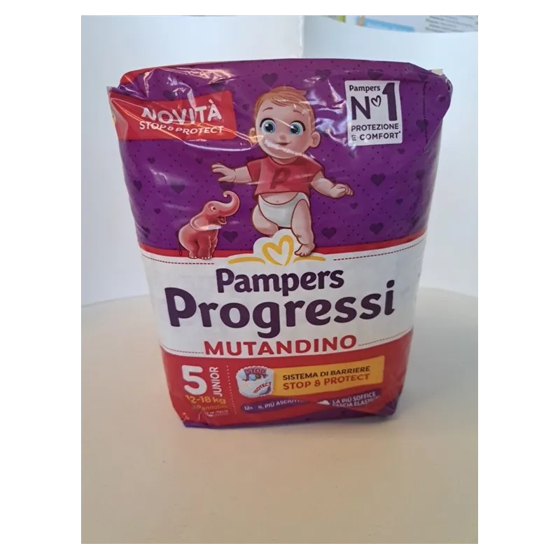 Pannolini Pampers Progressi Mutandino Tg.5 12-18 Kg