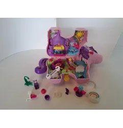 Polly Pocket Unicorno Magiche Sorprese Tema Festa / Luna Park