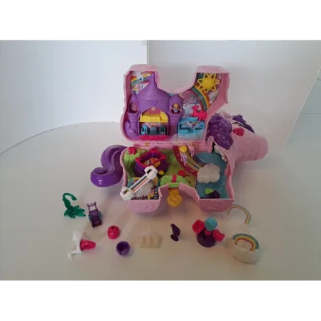 Polly Pocket Unicorno Magiche Sorprese Tema Festa / Luna Park