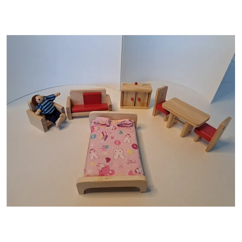 Accessori Per Casetta In Legno: Cucina, Salotto E Letto Matrimoniale