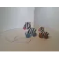 Gioco In Legno Trainabile Zebre Mamma E Cucciolo