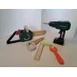Kit Attrezzi In Legno Sega, Martello Parkside, Etc. 5 Pz