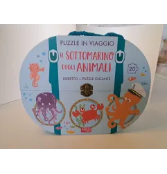 Puzzle Il Sottomarino Degli Animali Libro + Puzzle Sassi Junior